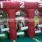 Outdoor Kids Fun Inflatable Horse Racing Inflatable Race Track With Horse Run