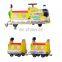 Zoo Outdoor Electric Amusement Mini Train Rides With Track For Adult And Kiddie for Sale