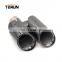 New style Universal carbon fibre  chrome exhaust tip for porsche 14-16 Macan Round Chroming Black
