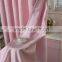 Blackout Coated Fiber Polyester Blended Window Cotton Curtain for Living Room