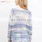 Lady Cashmere свитер с круглым воротником и батик-раскраской