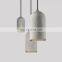 Modern edison bulb creative designer cement pendant lights loft style chandelier hanging lamp