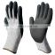 Durable Power Grip Sandy Nitrile Palm Coated HPPE Cut Protective Gloves