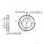 Encoder Sensor for AC Asynchronous Motor of EV Golf Cart Forklift Parts Three Bracket Type