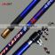 China Long Casting Fishing Rod 3.9m-4.5m carbon blanks wholesale spinning sea telescope fishing rod for big fish