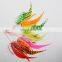 Factory OEM Silicone Skirt Fishing Jig Lures Rubber Skirts With Assist Hook in stock