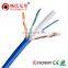 Профессиональный кабель Ethernet CAT6 UTP 23AWG с голым медным проводом и алюминиевым фольговым экраном, 4 пары