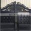 Modern House Wrought Iron Main Gates Designs Double Door Steel Entrance Garden Gate for Villa