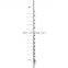 wall mounted optical store stand 12frames aluminium eyewear locking display rod