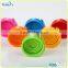 New Products FDA/LFGB Standard Foldable Drinkware Collapsible Silicone Cup With Handles