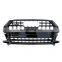 Replacement SQ3 car accessories front bumper grille Chrome black silver SQ3 style for Audi Q3 grills 2016-2019