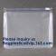 Pvc Makeup Cosmetic Bag Resealable PVC Slider Zip Poly CPE Material, makeup mini clear PVC cosmetic bag