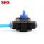 SNS HVFF Series quick connect reducing straight PU tube plastic air hose connector flow control hand valve pneumatic fitting