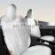 Universal Front Back Car Seat Covers Full Set White Red Leather Seat Cover For Tesla Model 3 Y 2021 2022