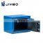 17E small blue home hotel portable fireproof security safe deposit electronic money colorful mini safe box
