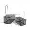 Superior quality smart iron animal cage trap durable black humane live rats trap cage