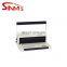 SBM-C20A heavy duty desktop A4 comb notebook punching and binding bill binding machine bright office stapler