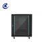 12U height 700 width 600 depth 600 black four-door small wall-mounted dual-purpose switch router cat personal office network monitoring cabinet