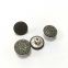 2023 Customized wholesale plating brass H-shaped button jeans buttons for jeans clothing