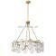 Postmodern glass chandelier American luxury lighting Warm bedroom Creative dining room hanging lamp
