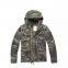 Men's Casual  Hooded Long Sleeve Camouflage Multi-Bag Medium Long Jacket Coat