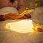 USB Rechargeable Duck Nightlight Patting Switch Children Kid Bedroom Bedside Lamp Decoration Atmosphere Table Lamp Birthday Gift