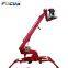 Well Done 18m Work Electric Height Diesel Articulated Boom Lift Aerial Work Trailer Mounted Telescopic Articulated Hydraulic Cherry Picker Spider Lift