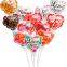 New Love Self Exploding Aluminum Film Balloon Self Inflating With Bow Tie Bracket Single Party Children's Toy Balloon