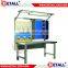 Detall workstation table with storage cabinet
