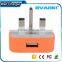 5V 1A Travel charger usb 5V 1A colorful mini usb home/travel charger quick charging 5V 1A 3 pin usb travel charger free sample