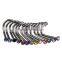 Mix Colors Rhinestone Hook Bone Bar Pin Piercing Jewelry Nose Studs