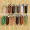 JF6837 wholesale newest natural crystal quartz spike pencil point pendants