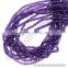 AAA amethyst faceted wholesale beads strands rondelle handmade