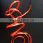 attractive el wire with welt / welted el wire /flat el wire in 10available colors