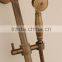 royal gold plated faucet with shower head