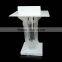 Modern clear color acrylic church speech podium