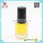 mini round empty nail polish glass bottle with cap and brush 5ml