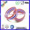 Colorful Promotional Gifts Silicone Bracelets With Logo Printed