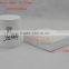 Square And Cylinder Spray Paint White MDF Display Stand With Logo