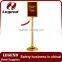 A4 Frame Sign Holder for Queue Pole Rope crowd control barrier