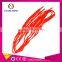 Customized Design Flat Organic Cotton Orange Shoe Laces