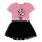 WG0009 2-6y 2015 new girl dresses nova kids wear print my little GIRL frock kids dress nova kids children dress