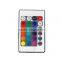 New Products Colorful Change RGB COB Angle Eye Rings Led with IR Controller 24keys 12V