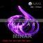 0.75mm plastic side glow spot fiber optic cable for decoration light