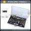 High quality BSP taps and dies and drill bit in metal box hand tool kit