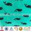 newest design print poly knit fabric for winter bed and blanket