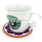 Colorful Flower Soft Pvc Bespoke Coasters High Quality Water Cup Pad Creative Gifts