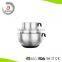 Stainless steel mixing bowl set of 3 with non-skid silicone bottom