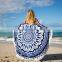 Colorful round beach towel