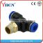 quick pneumatic connector plastic pneumatic fitting push in fittings one touch fittings tube connector